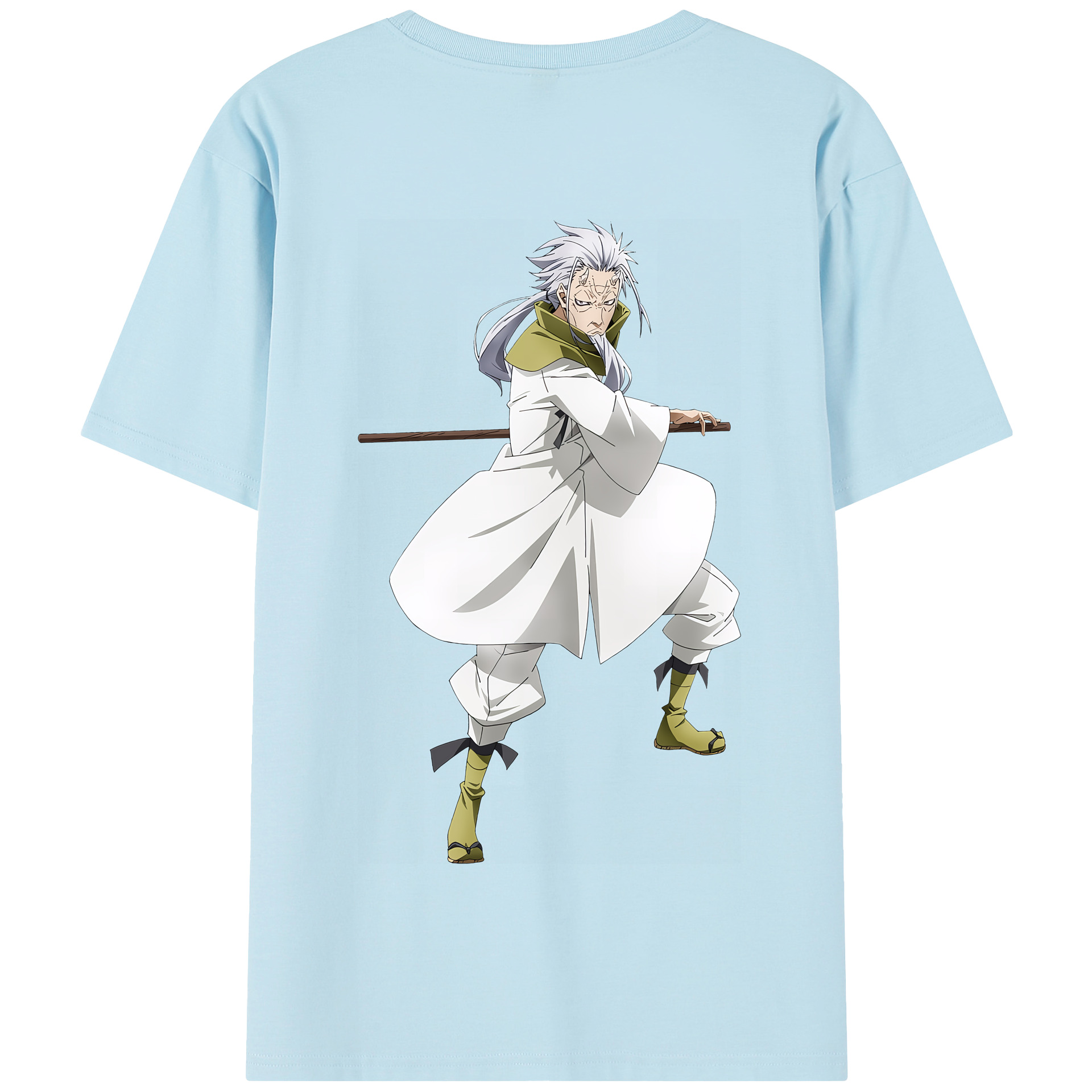 （画像用） 転スラ Regarding Reincarnated to Slime 綿100％半袖Tシャツ（背面プリント）
